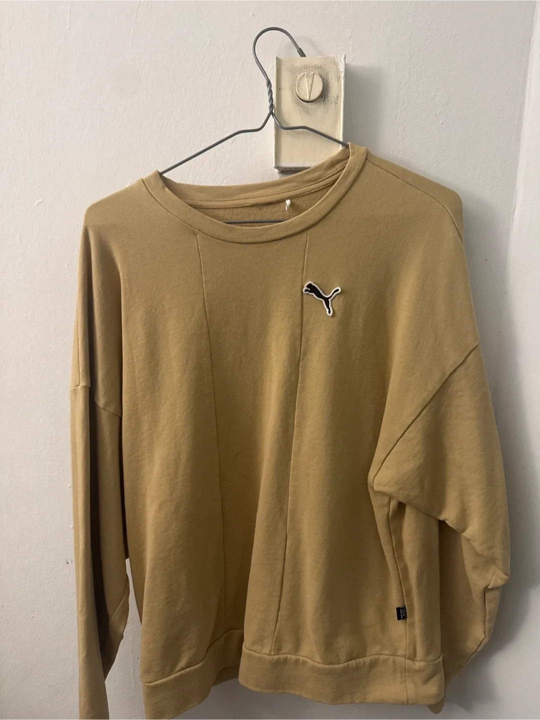 Puma Beige Crewneck Sweatshirt L thumbnail