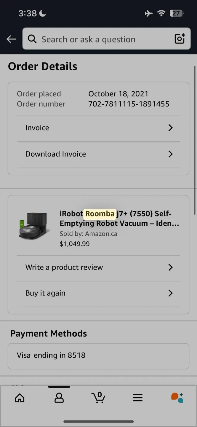 iRobot Roomba Vacuum J7+ image indicator(10)