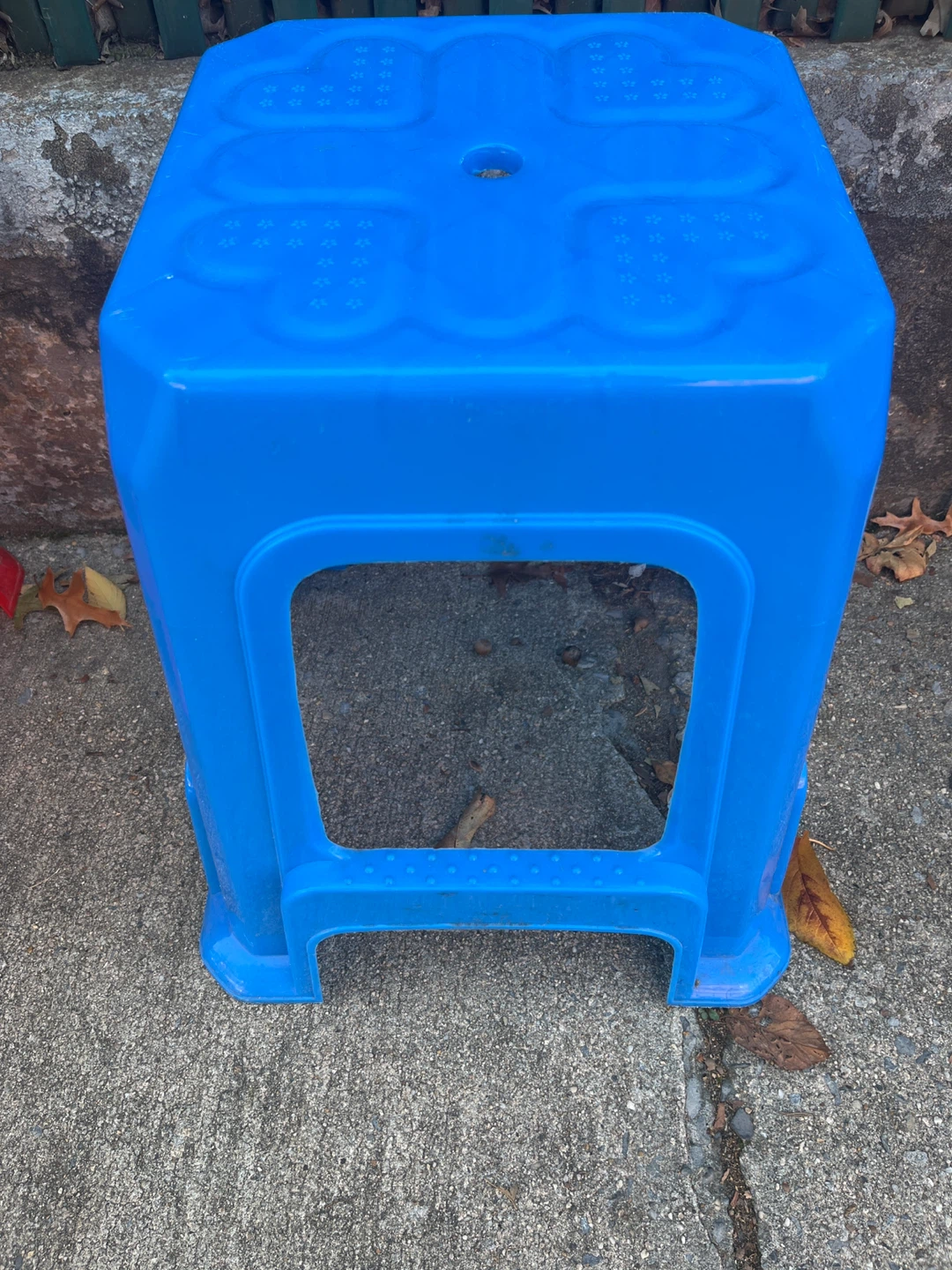 Plastic Step Stool - Blue - photo 2