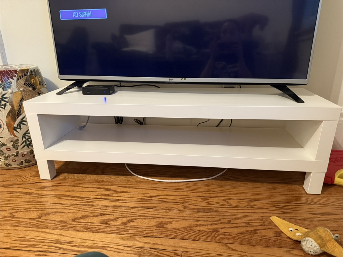 IKEA Lack White TV Stand/Bench - photo 2