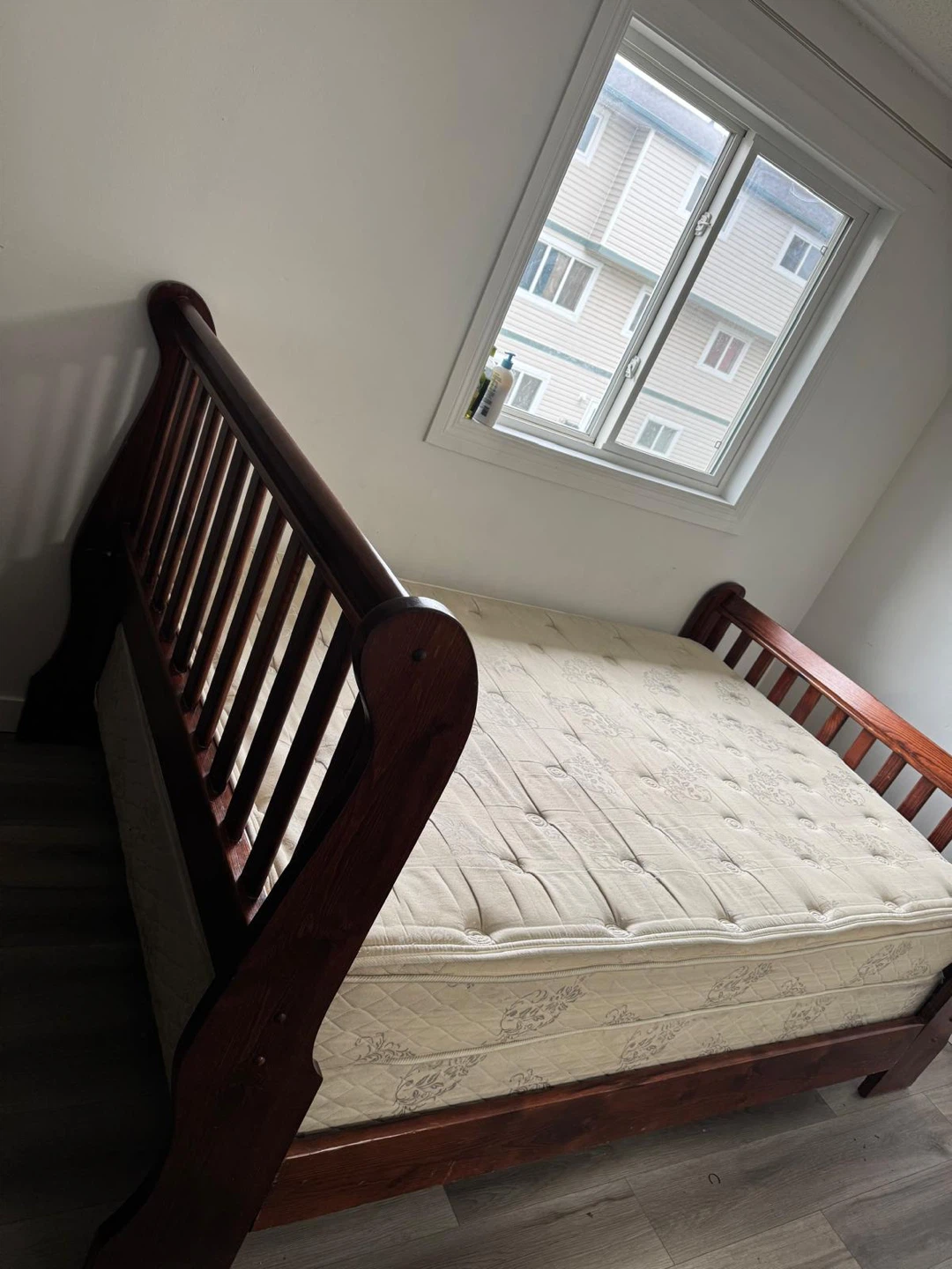 Wooden Bed Frame with Mattress and bed box - photo 5