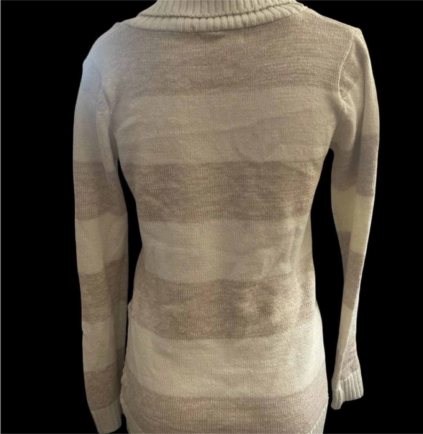Urbanology Striped Wrap Sweater image indicator(4)