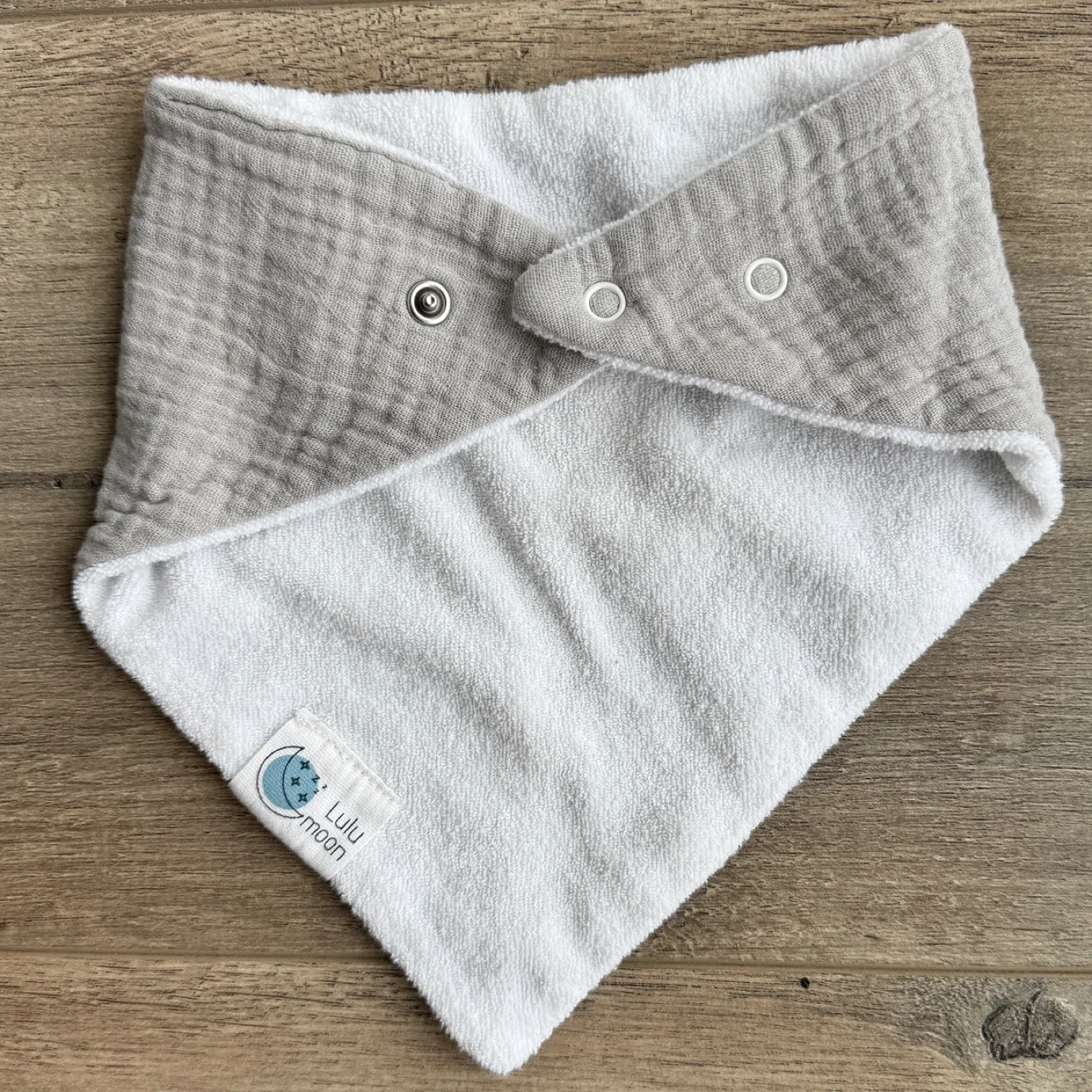 Lulu Moon Muslin Baby Bibs - 8 Pack image indicator(2)