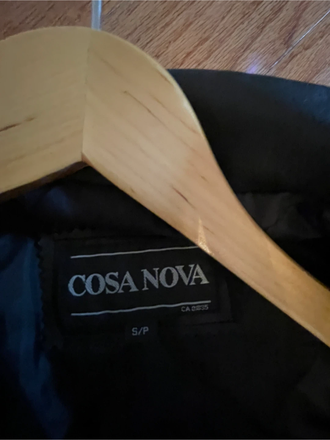 Cosa Nova Black PVC Jacket with Canada Flag - photo 4