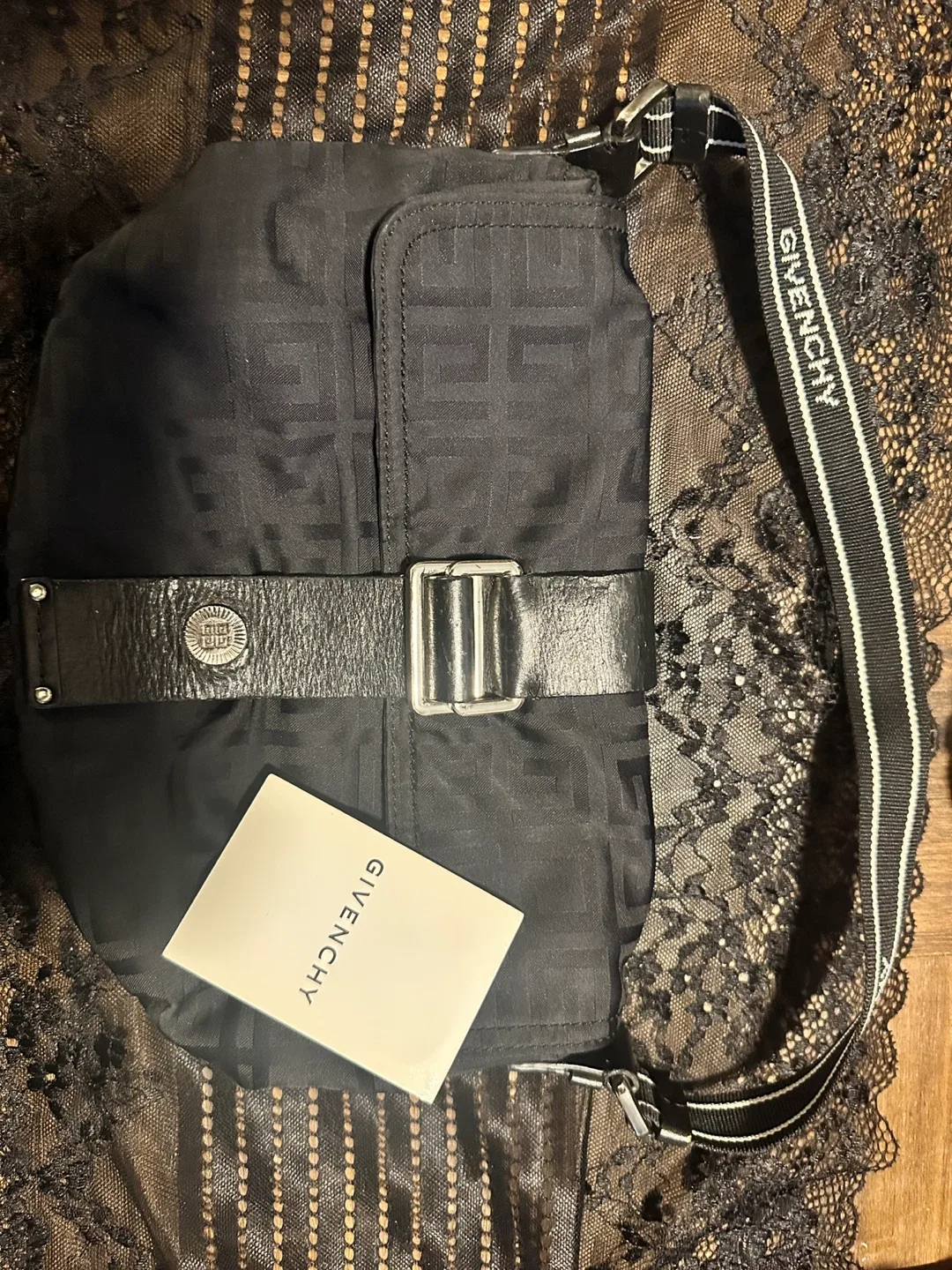 Authentic Givenchy Black soft baby Hobo Shoulder Bag image indicator(2)