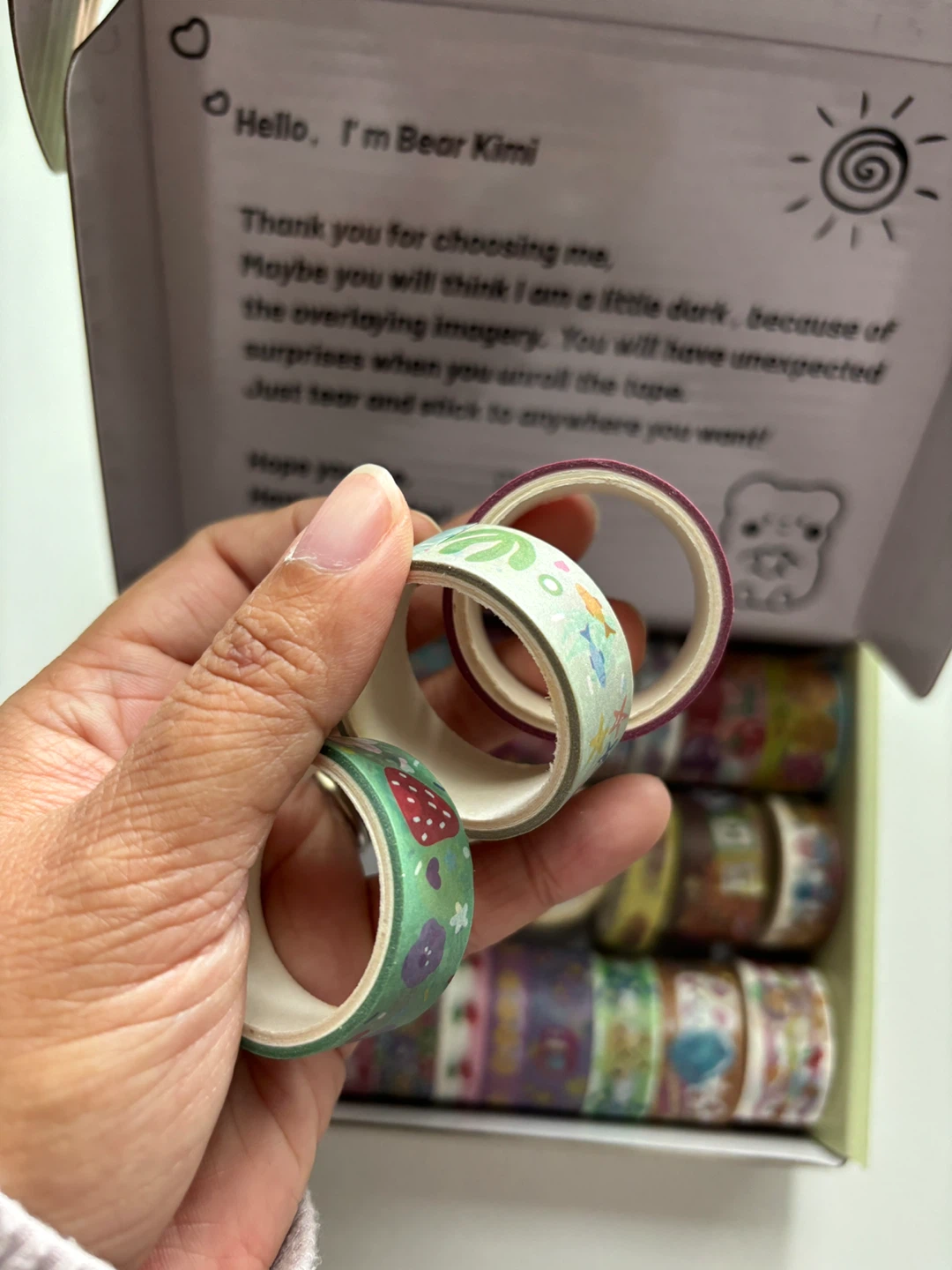 Cute Bear Washi Tape Set (30 rolls) - photo 3