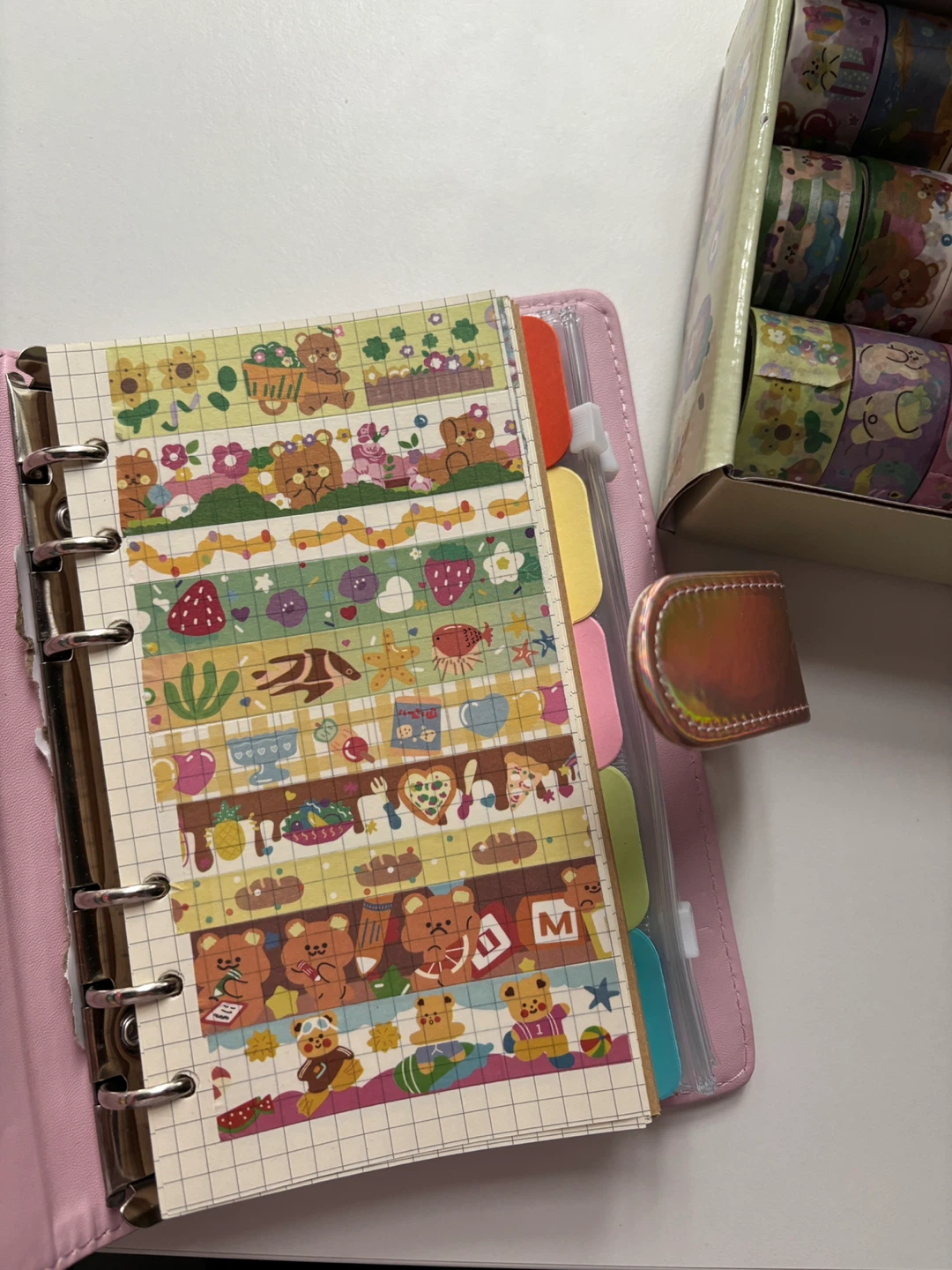 Cute Bear Washi Tape Set (30 rolls) - photo 4