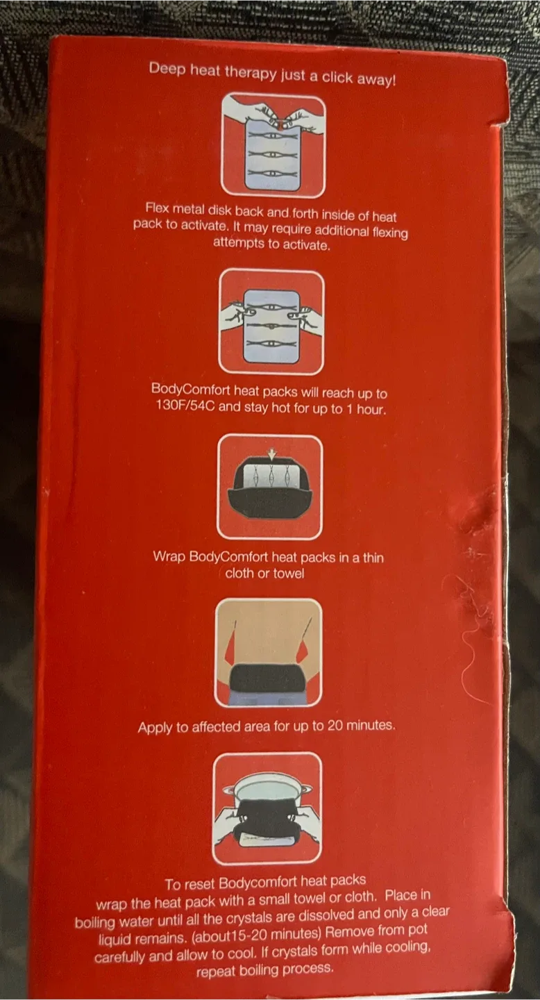 Reusable Therapeutic Heat Packs image indicator(3)