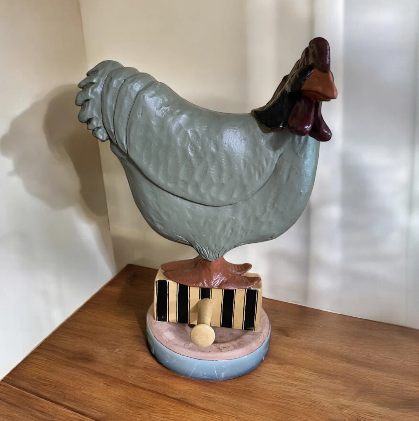 Vintage Chicken Statue