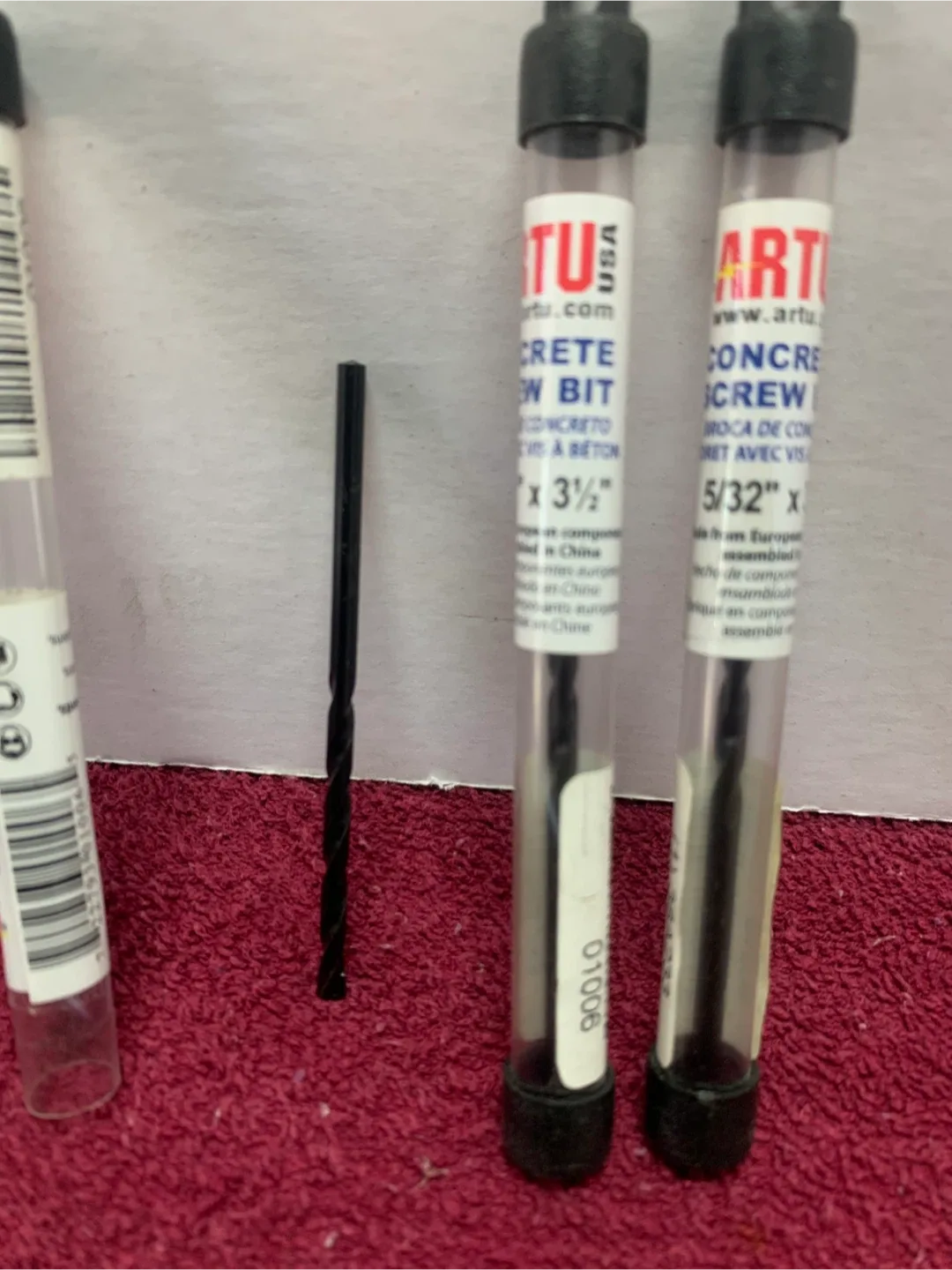 ARTU 5/32 X 3-1/2 CONCRETE BITS image indicator(2)