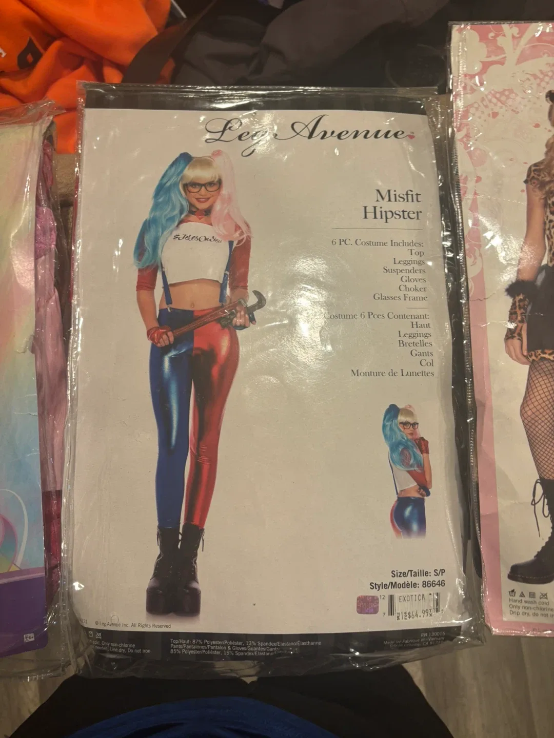 Leg Avenue Wicked Wildcat Costume - Size Jr. M/L image indicator(6)