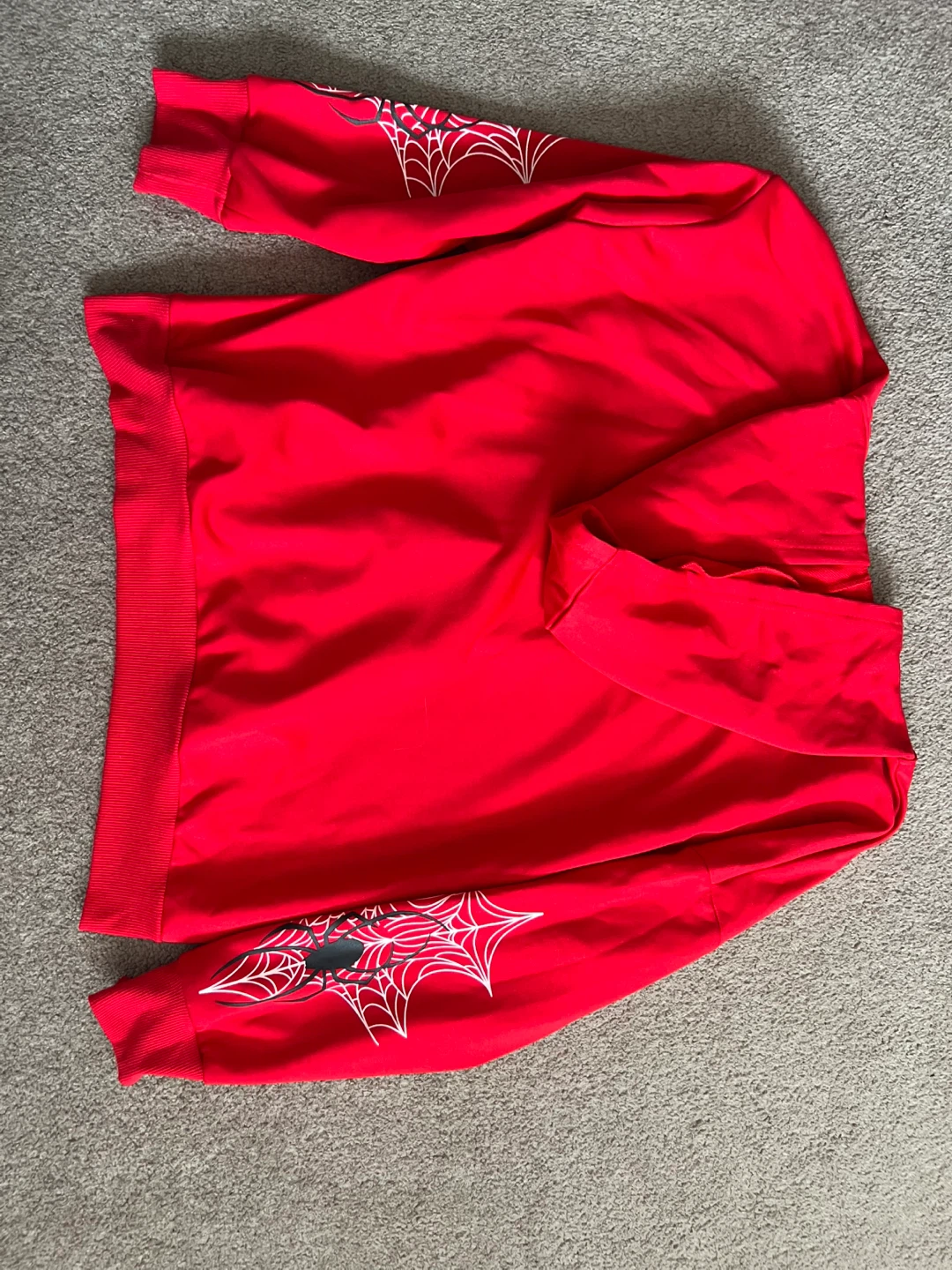 Red Spider Web Zip-Up Jacket - photo 2