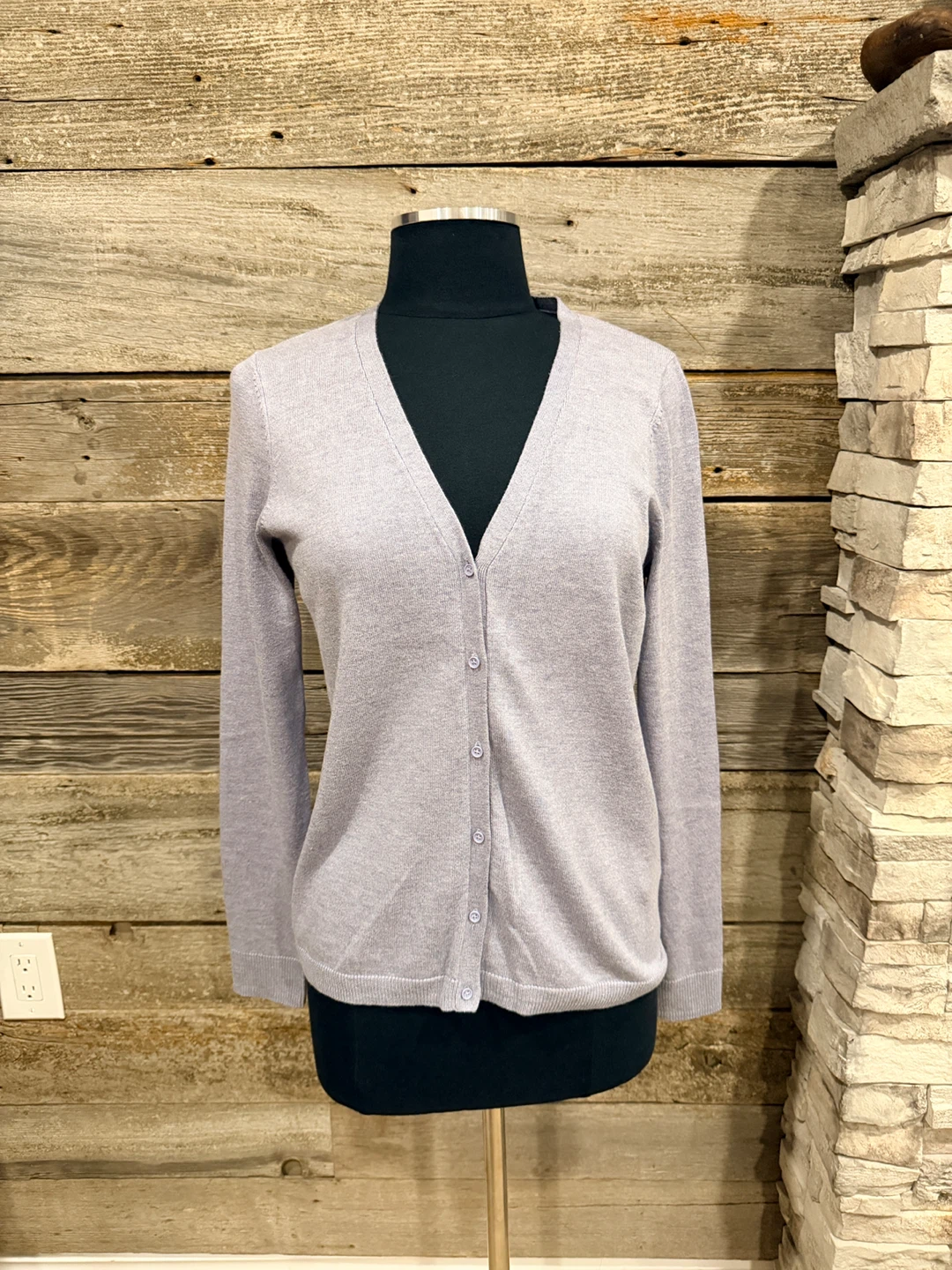 Reitman’s Essentials Light Purple Cardigan - photo 2