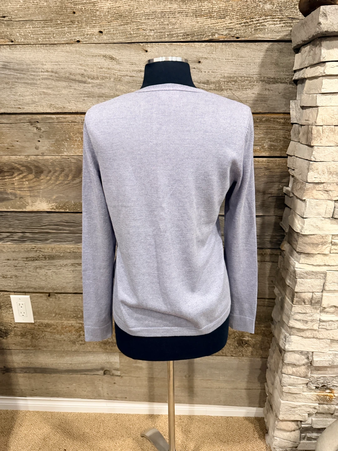 Reitman’s Essentials Light Purple Cardigan - photo 3
