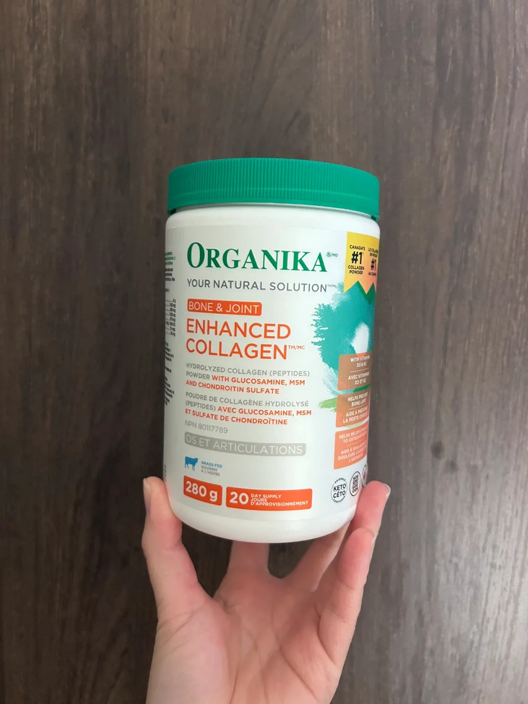 Organika Enhanced Collagen Bone and Joint Brand new Sealed thumbnail