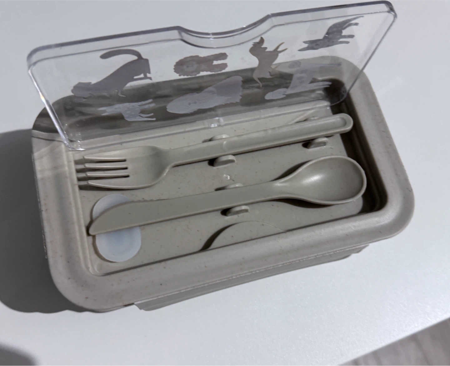 Lunch Box with Spoon & Fork - photo 2