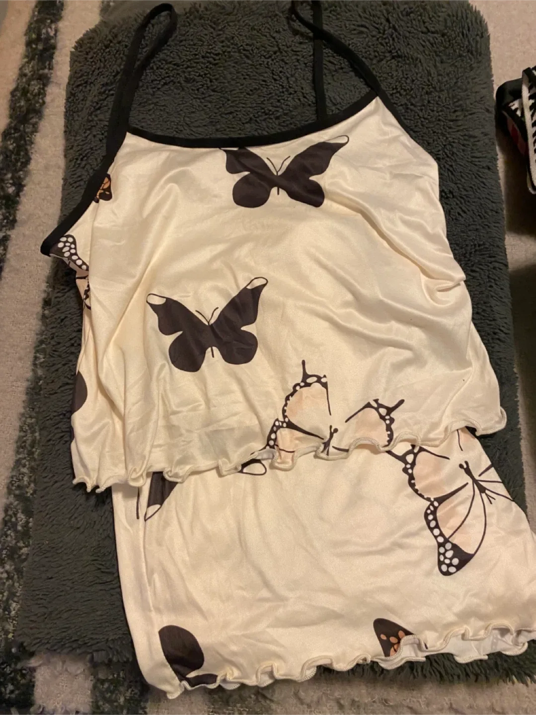 Butterfly Print Cami Pajama Set image indicator(2)