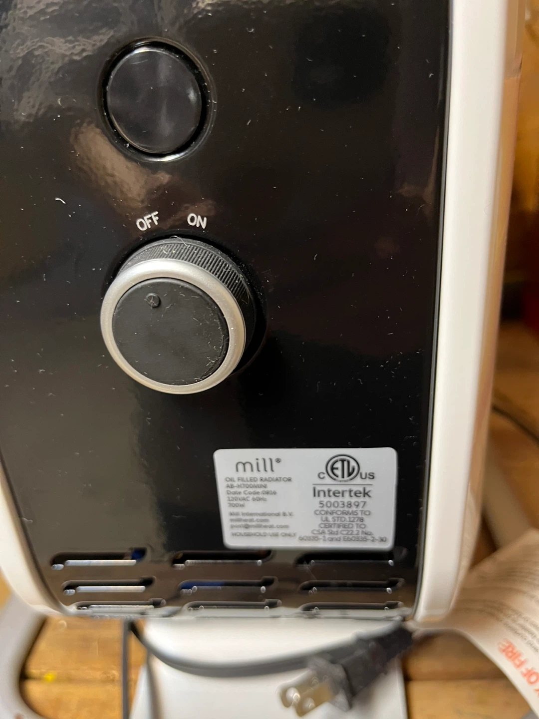 Mill AB-H7000MN Oil Filled Radiator Heater - photo 2