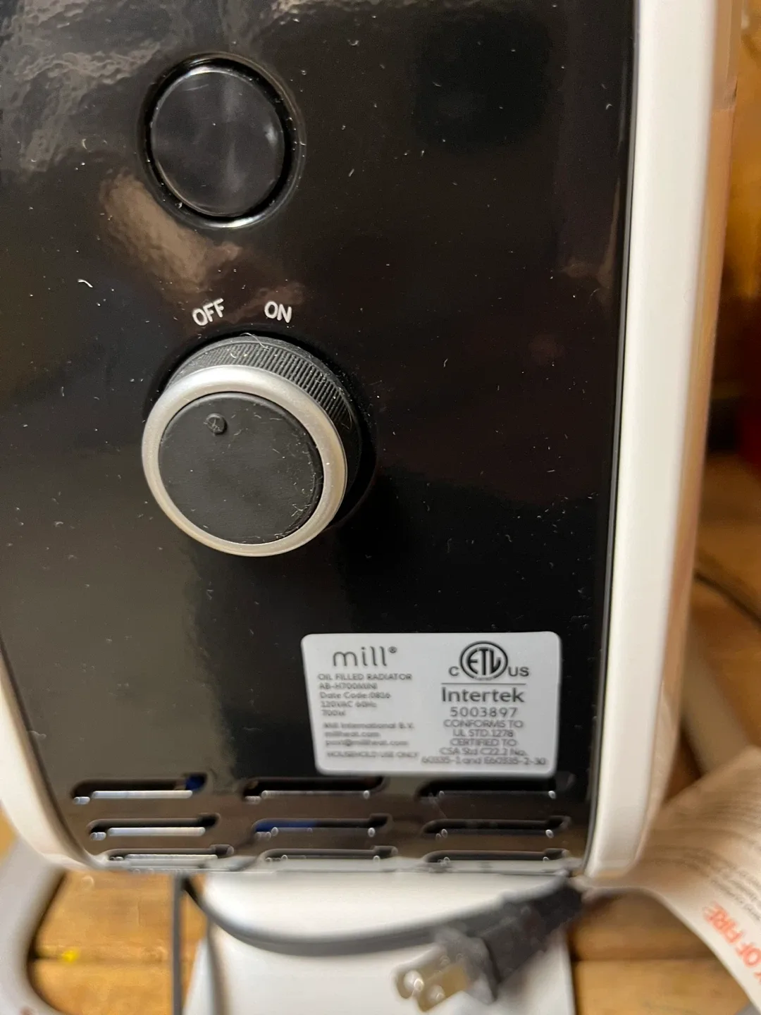 Mill AB-H7000MN Oil Filled Radiator Heater image indicator(2)