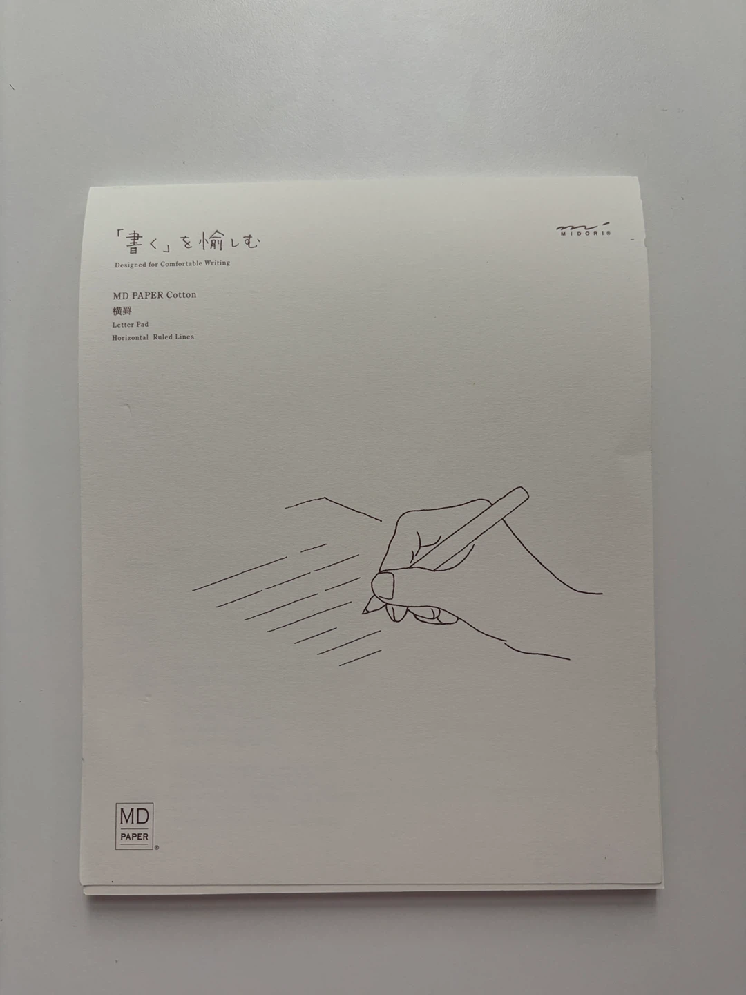 Midori MD Paper Cotton Letter Pad