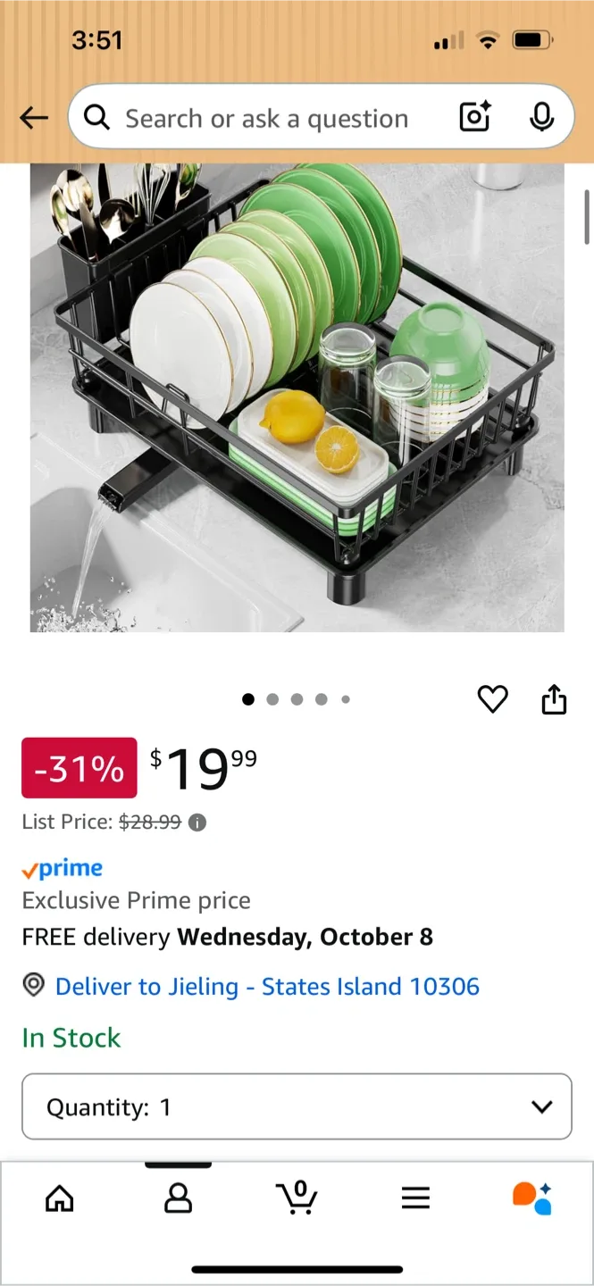 CosyPic Dish Drying Rack image indicator(2)