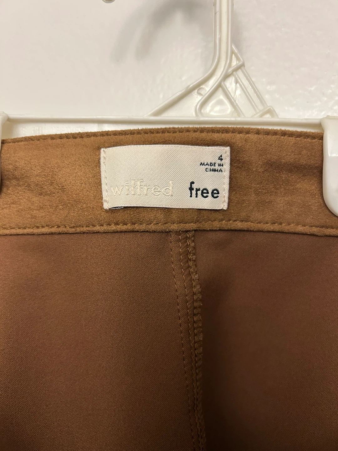 Wilfred Free Brown Mini Skirt Size 4 - photo 3