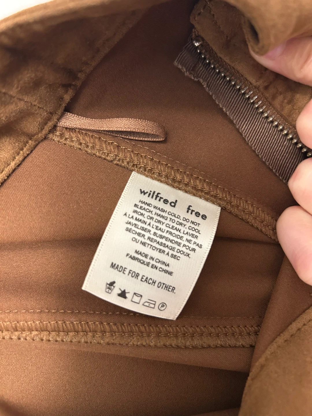 Wilfred Free Brown Mini Skirt Size 4 - photo 4