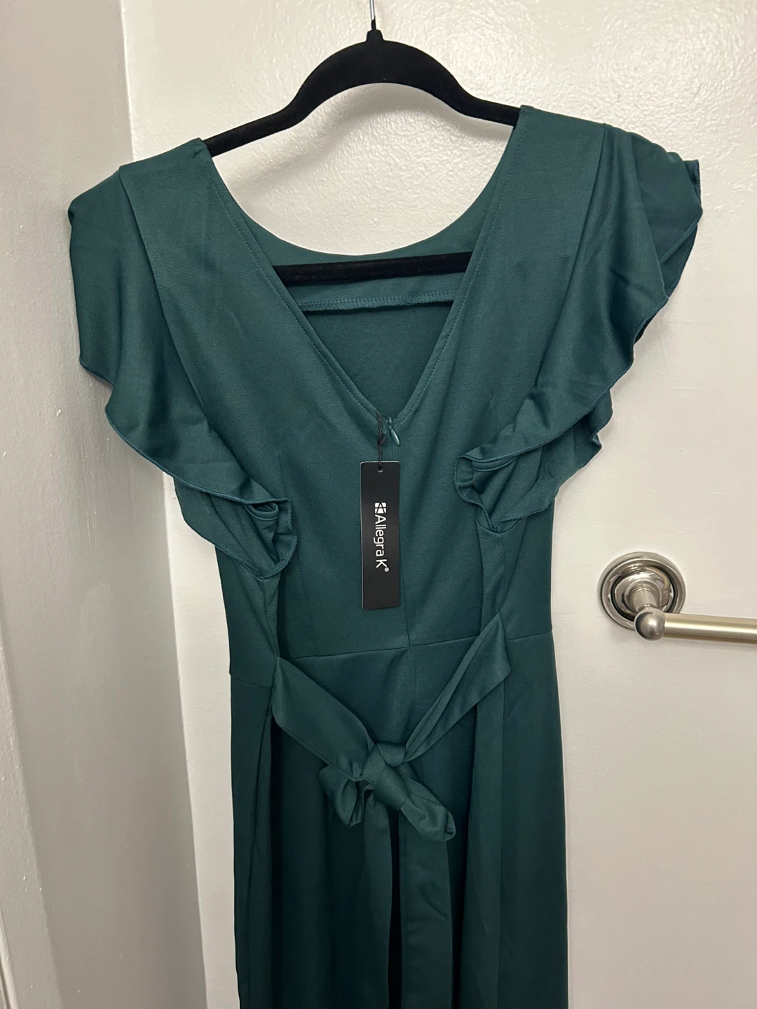 Brand New Green Jumpsuit - Size S (fits like a Medium) - photo 3