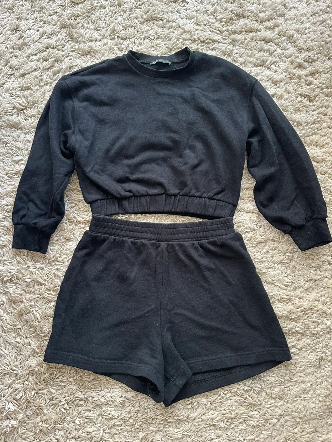 Zara Black Loungewear Set