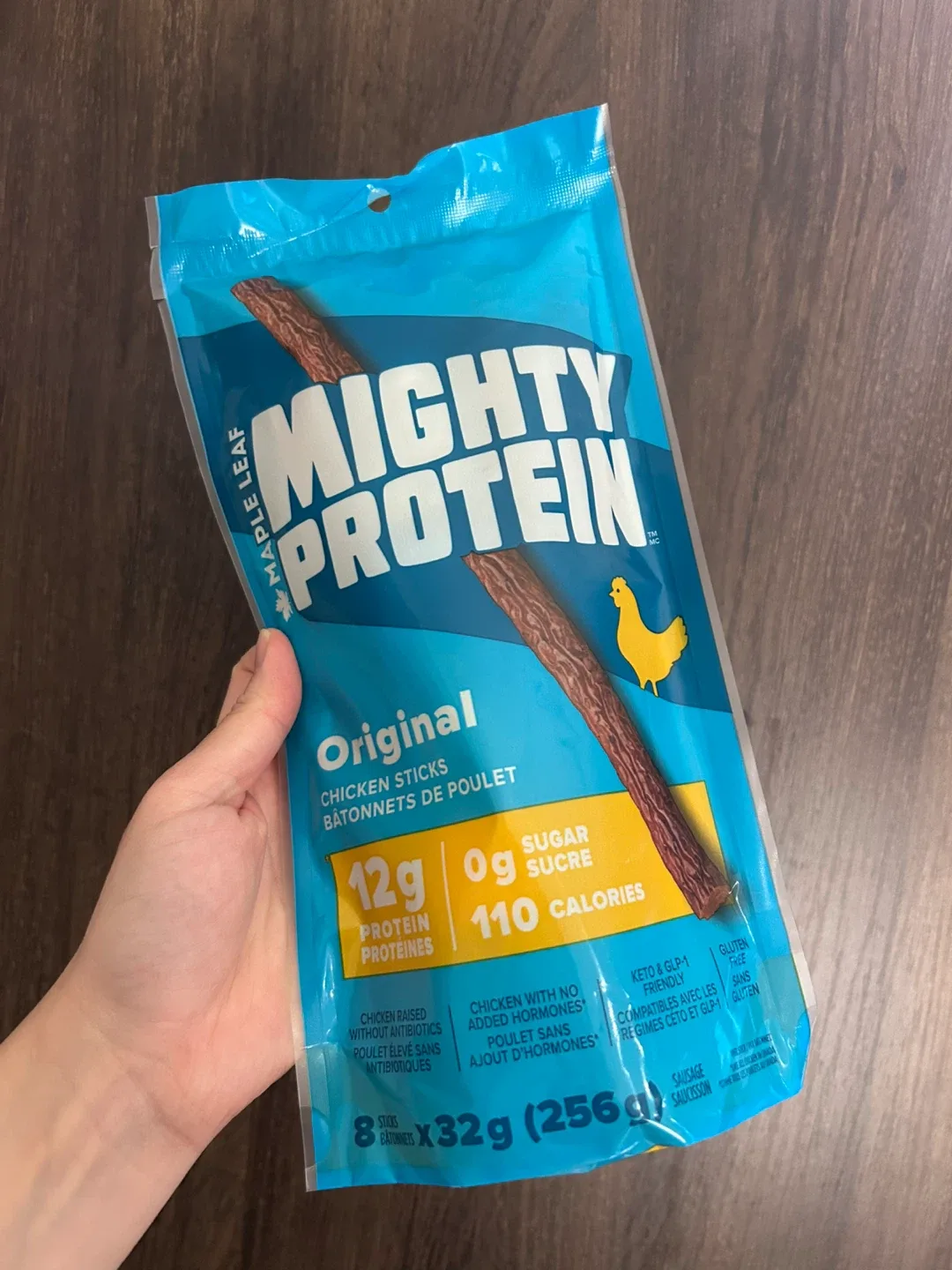 Maple Leaf Mightly Protein Original Chicken Sticks thumbnail
