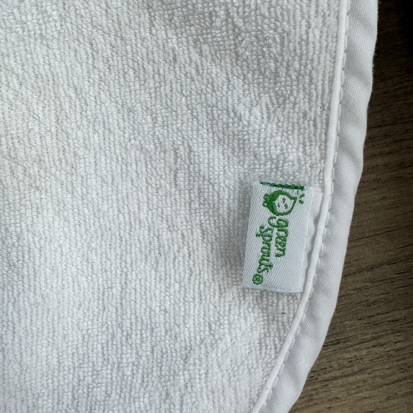 Green Sprouts Stay-Dry Terry Bibs - 10 Pack, White image indicator(3)