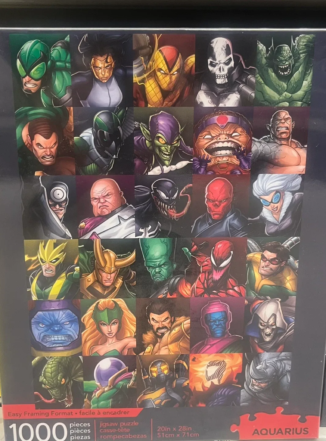 Aquarius Marvel Villains 1000 Piece Jigsaw Puzzle thumbnail