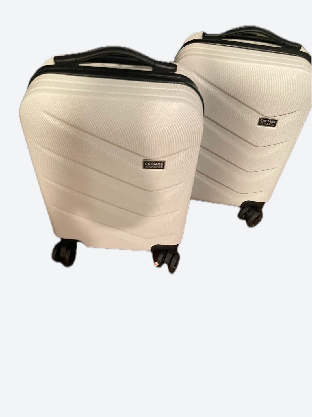 Caesars Rewards White Carry-On Luggage