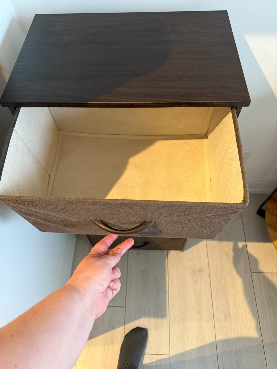 Brown 4-Drawer Fabric Dresser - photo 4