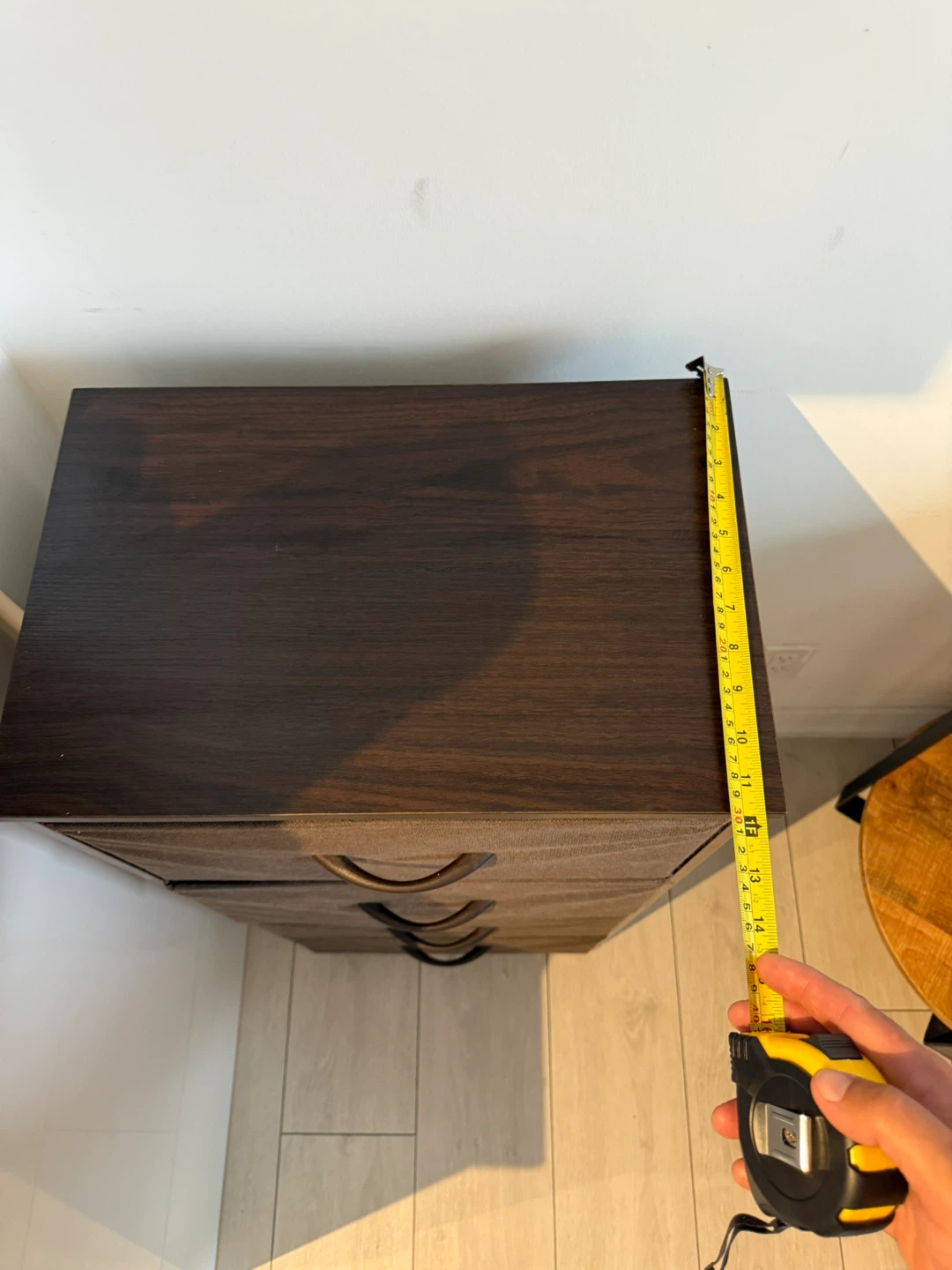 Brown 4-Drawer Fabric Dresser - photo 3