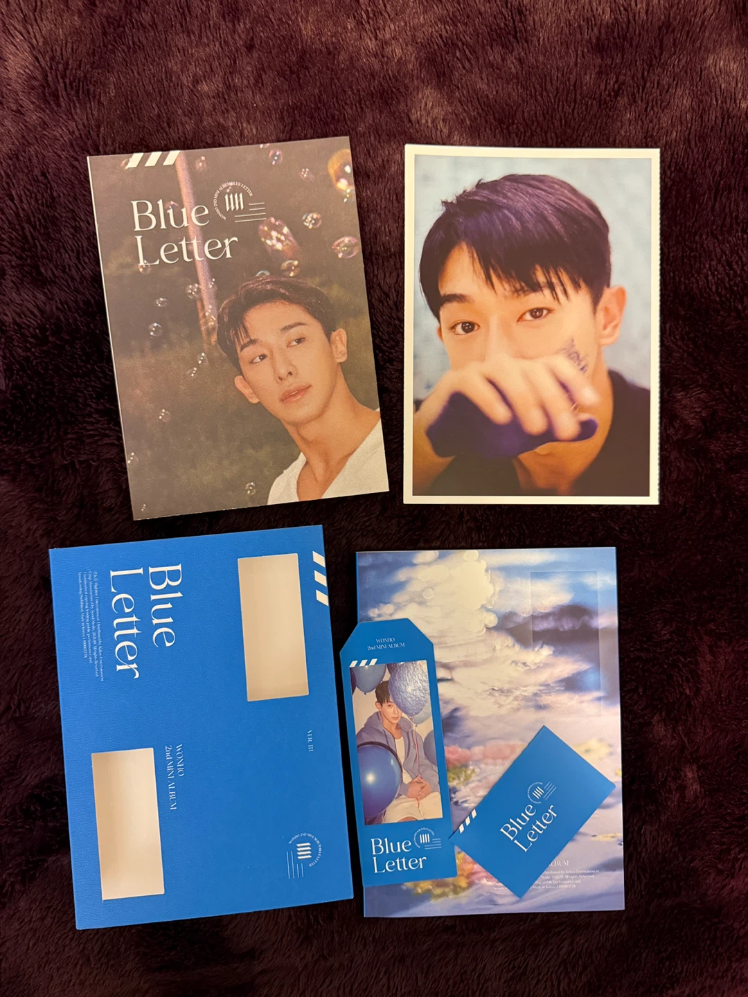 WONHO 2nd Mini Album Blue Letter