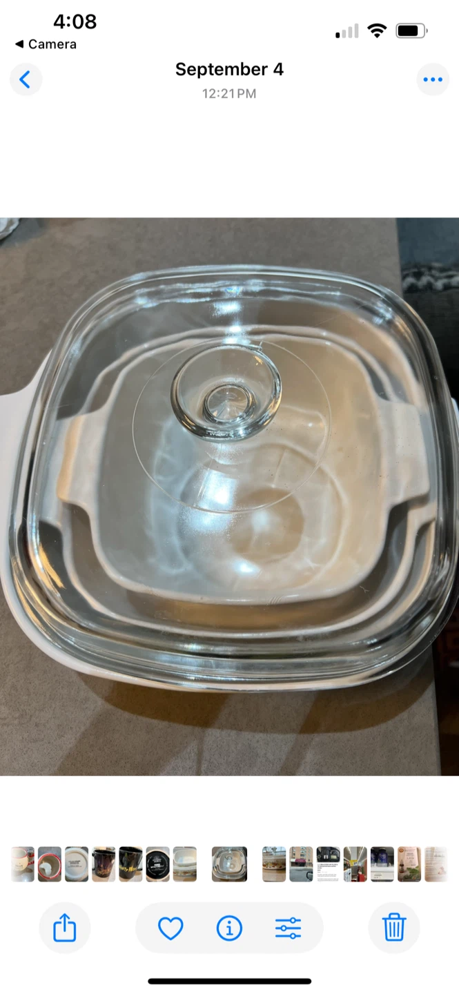 Vintage Corning Ware Casserole Dishes - photo 3