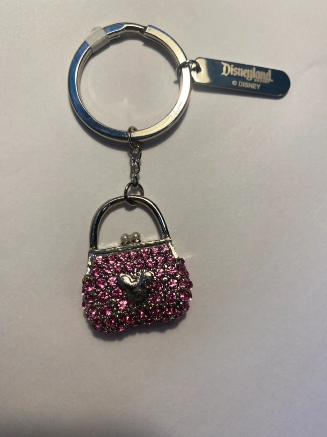 Disneyland Pink Purse princess  Keychain
