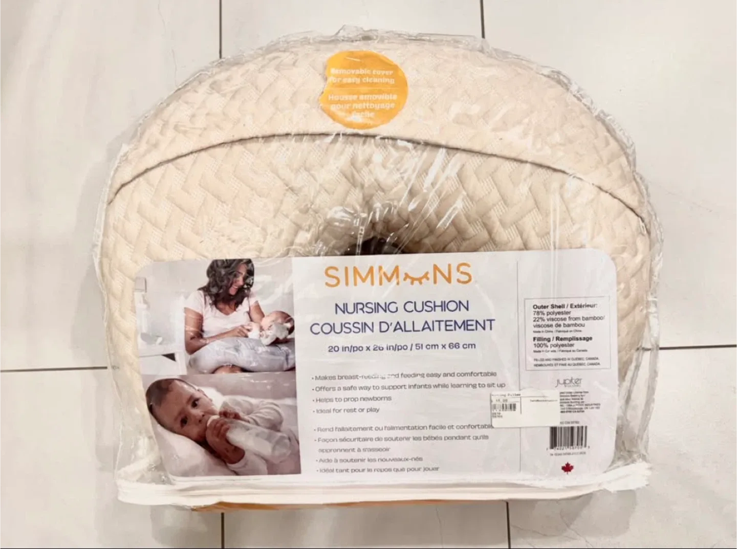 Simmons Nursing Cushion w/ Washable cover + 2 additional covers image indicator(2)