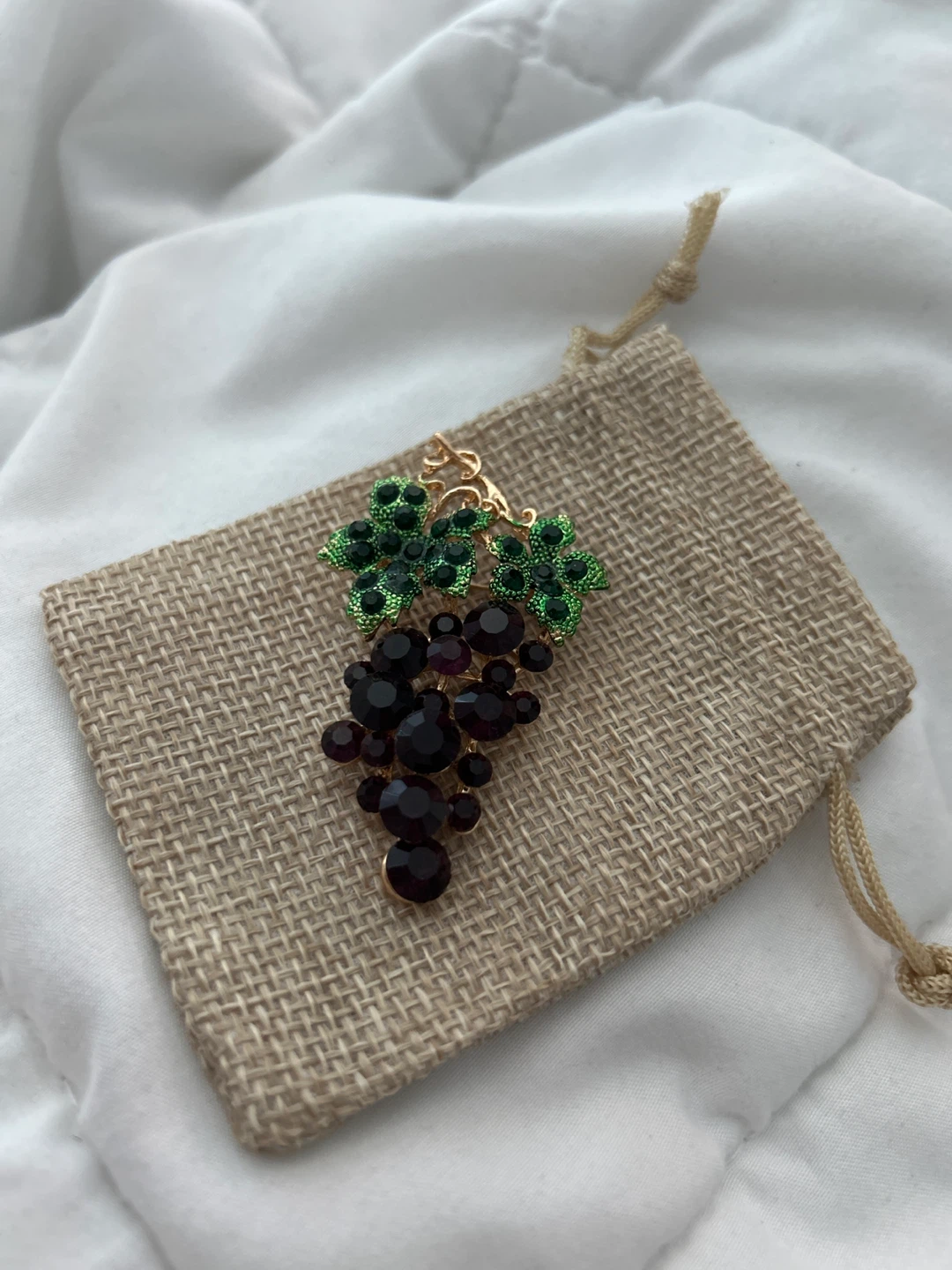 Grape Cluster Brooch