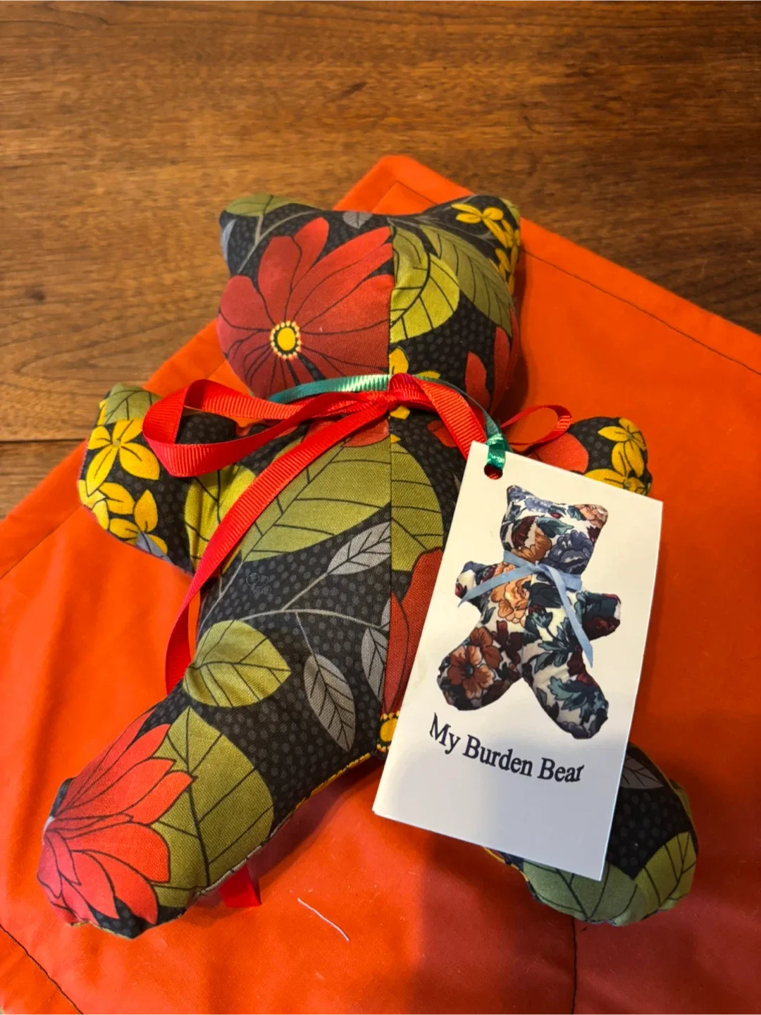 My Burden Bear - Handmade Comfort Toy image indicator(6)