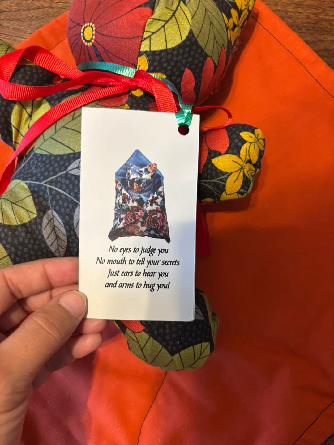 My Burden Bear - Handmade Comfort Toy image indicator(7)