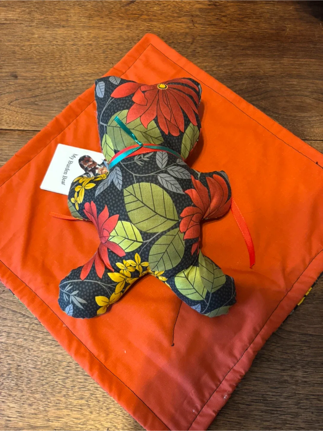 My Burden Bear - Handmade Comfort Toy image indicator(8)