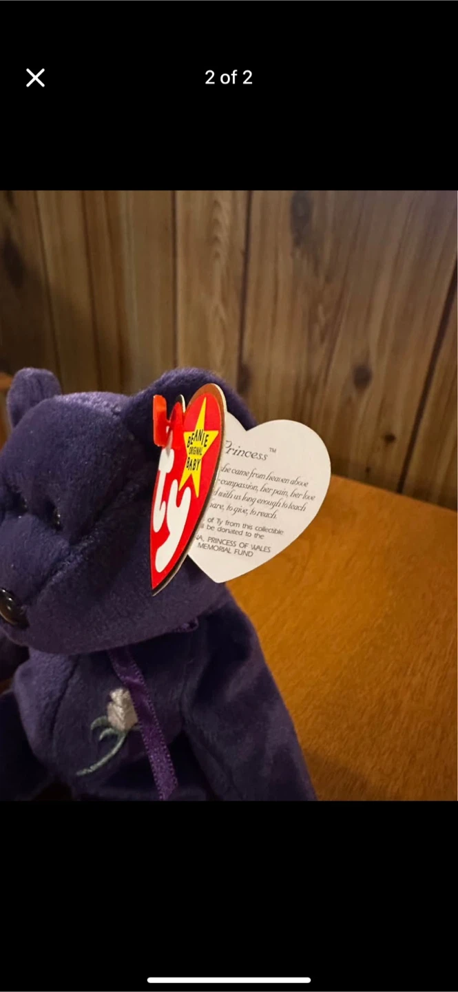 Princess Diana Collectable TY bear. - photo 2