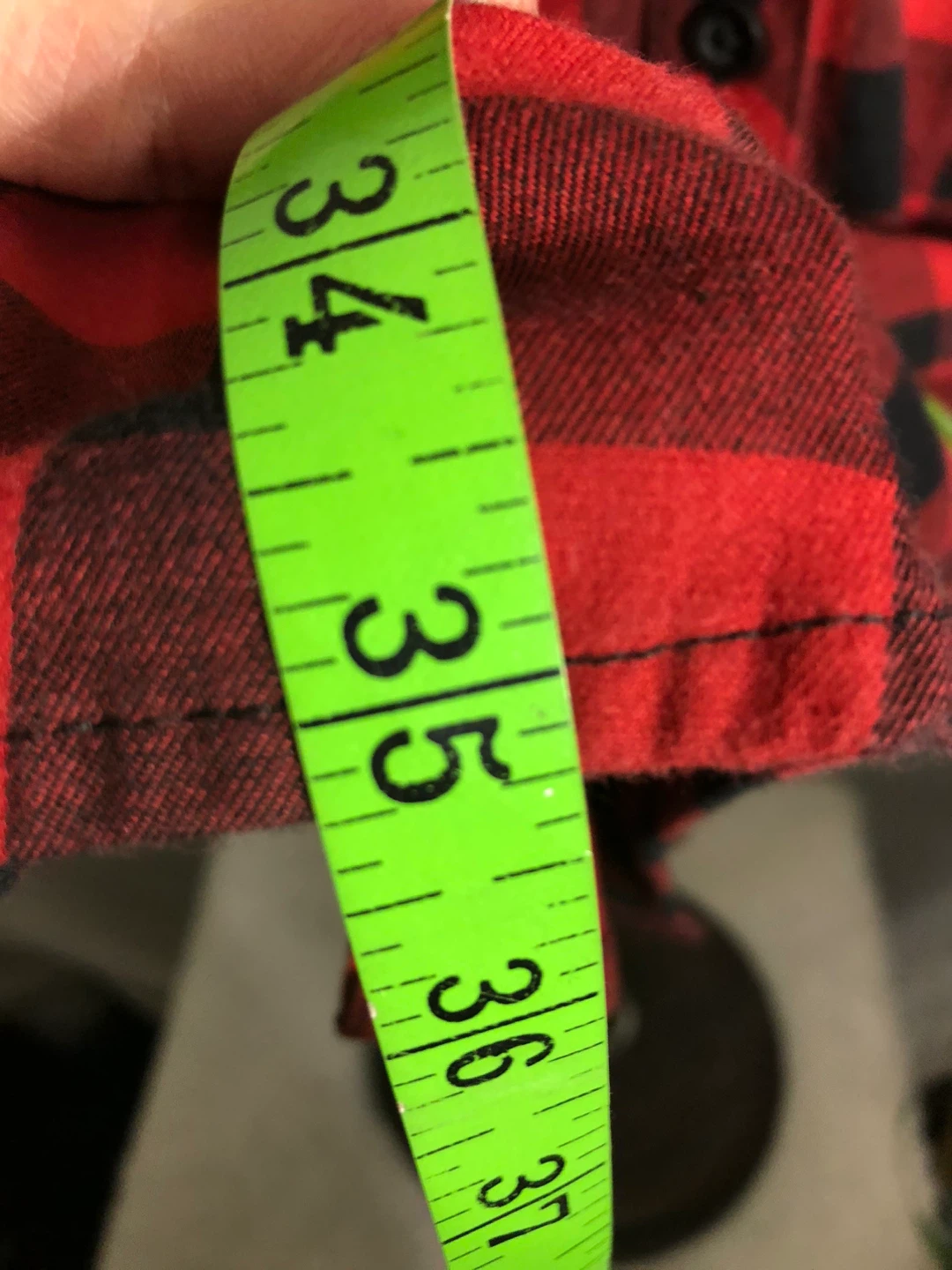 Women’s Red/Black Flannel Dress. Size Medium. BC Clothing. - photo 4