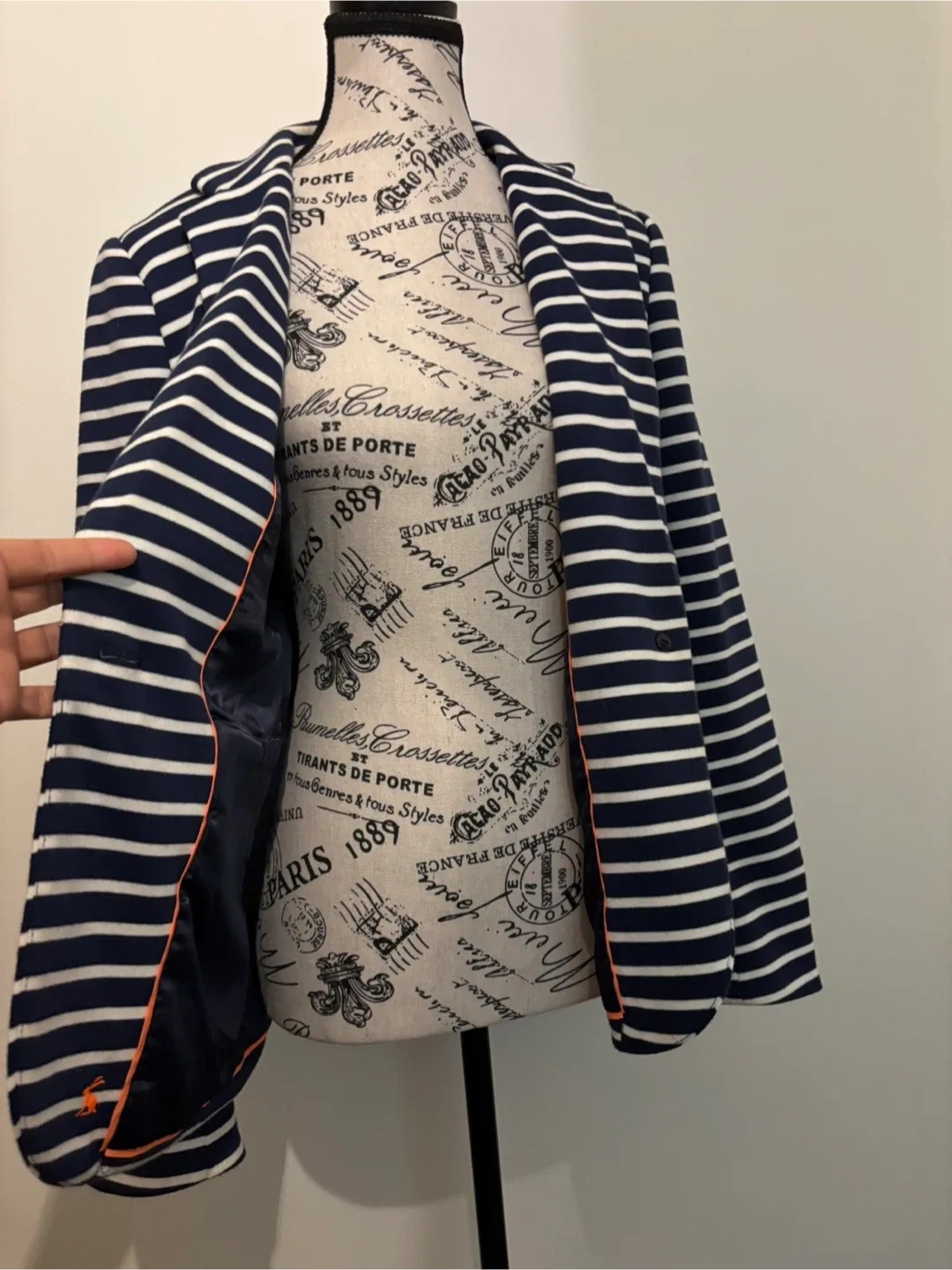 Joules Harbour Navy Stripe Blazer image indicator(7)