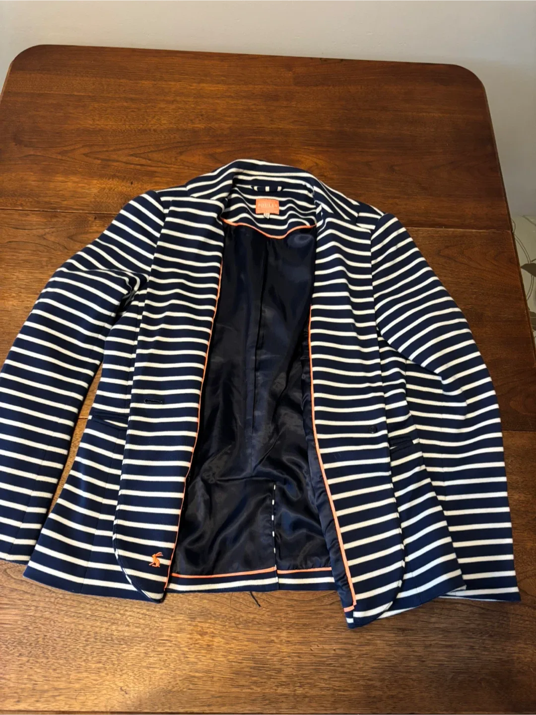 Joules Harbour Navy Stripe Blazer image indicator(9)