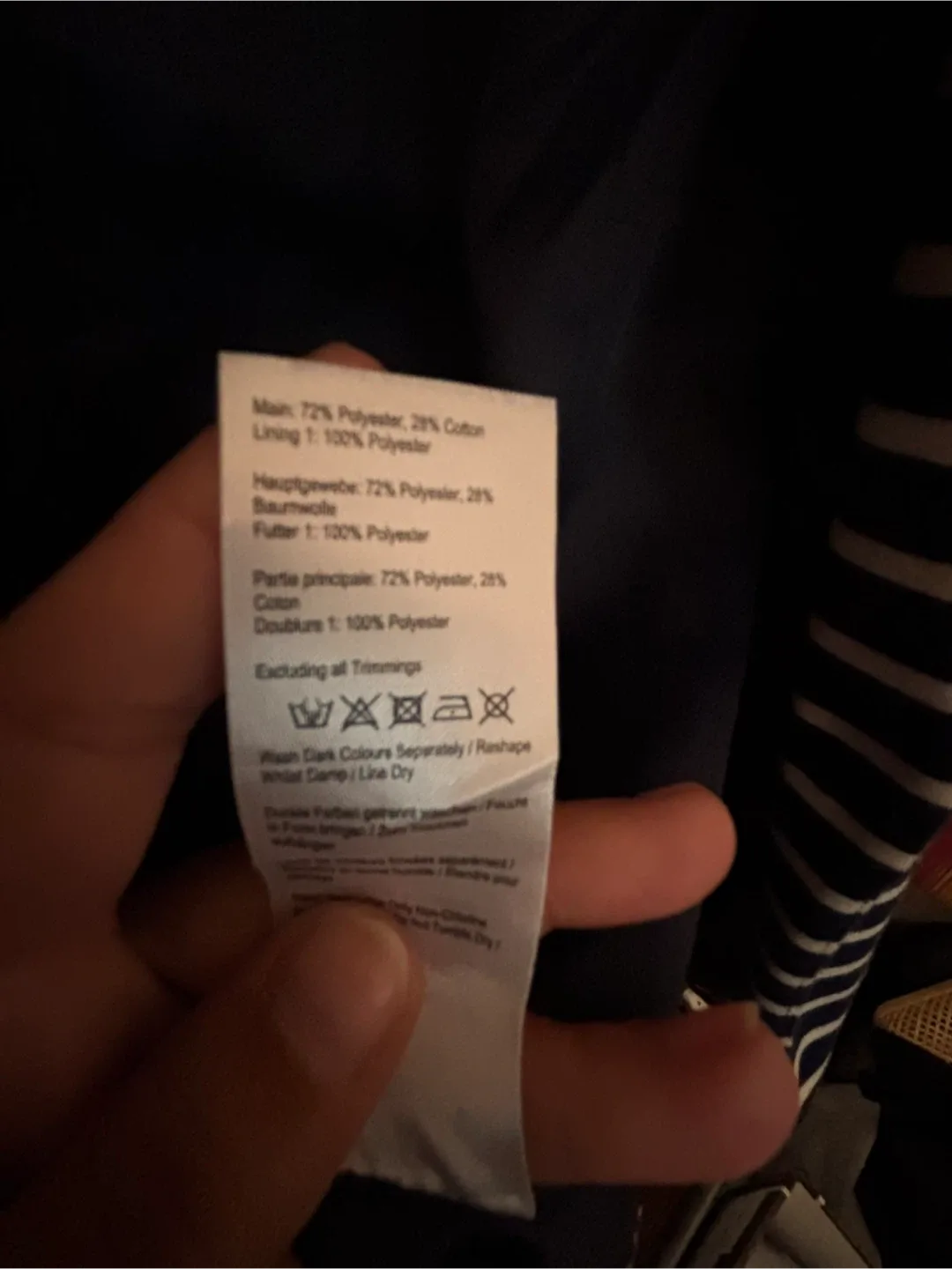 Joules Harbour Navy Stripe Blazer image indicator(10)