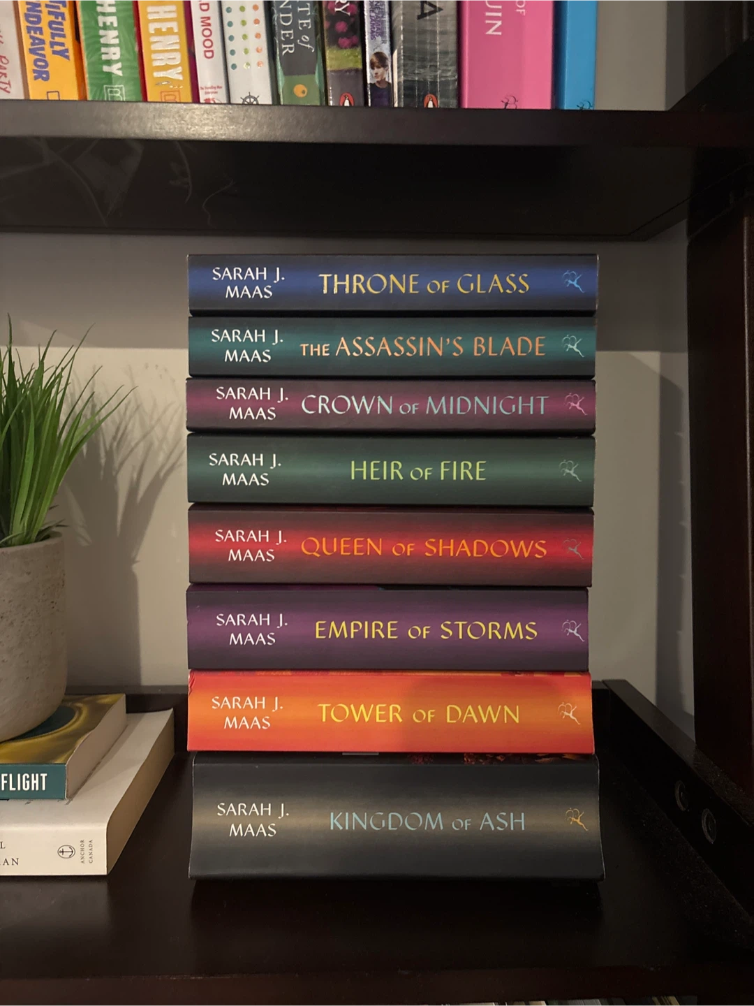 Throne of Glass Series by Sarah J. Maas