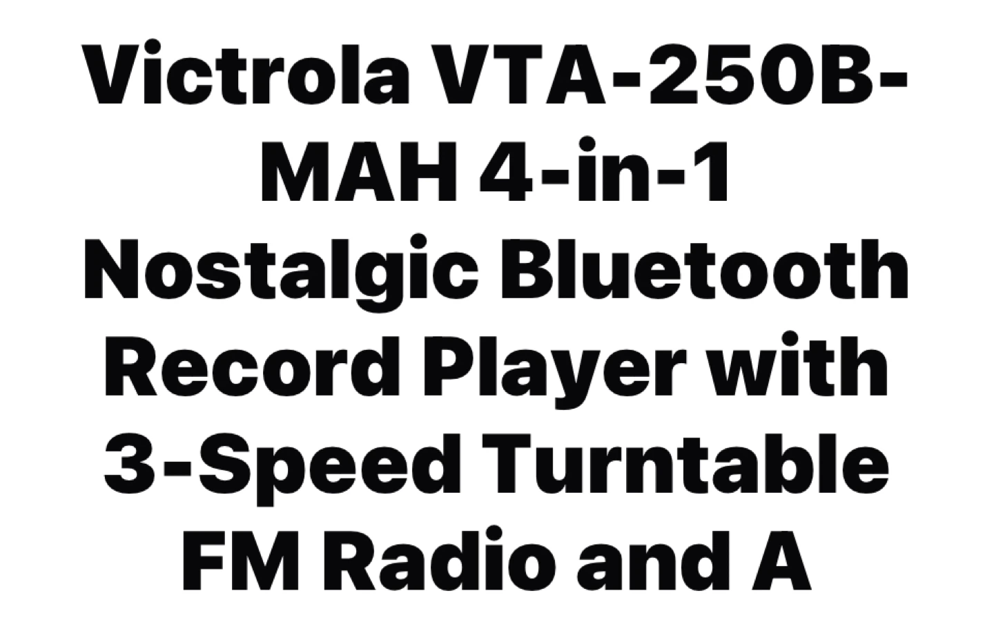 Retro Wooden Record Player - photo 2